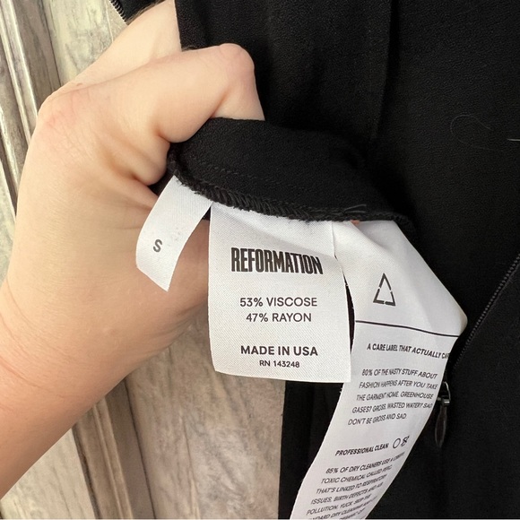 Reformation - Jumpsuit (Black) - Picture 5 of 5
